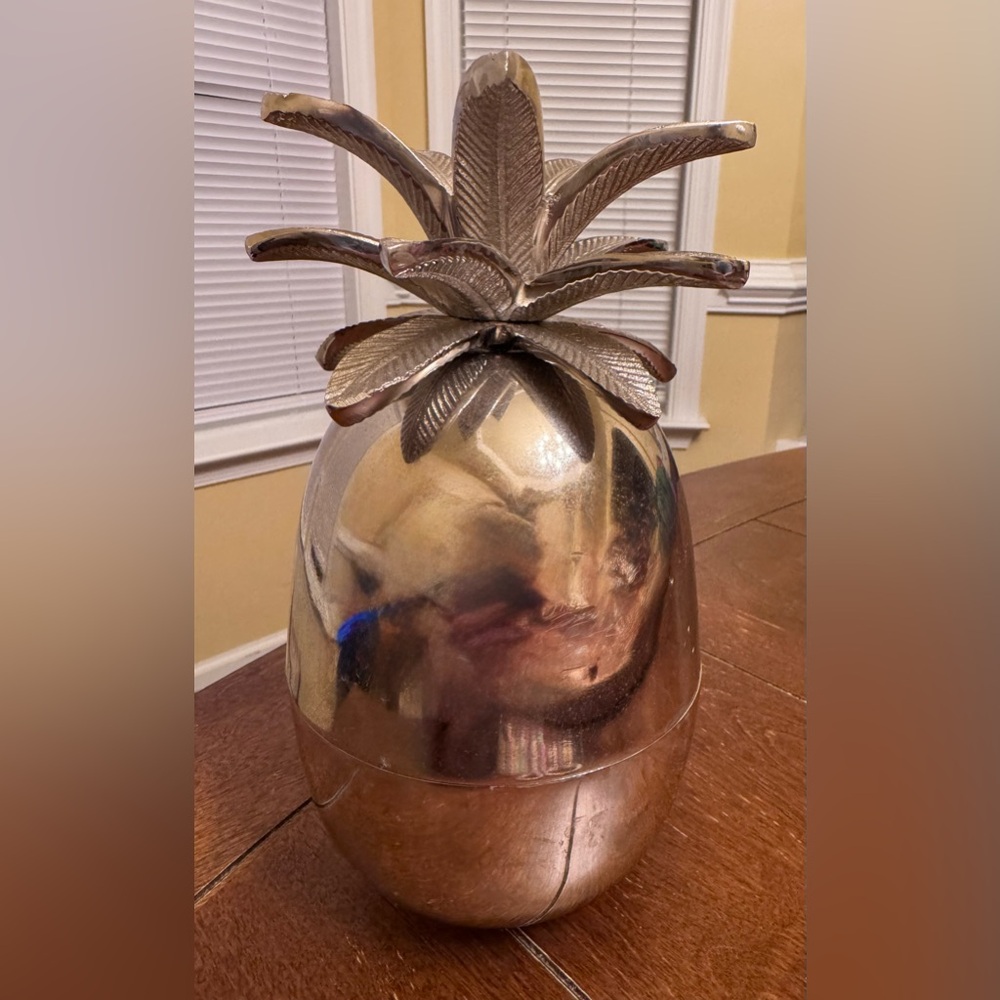 Mark & Graham Pineapple Candy Dish Engraved with SHA But Otherwise Great Shape